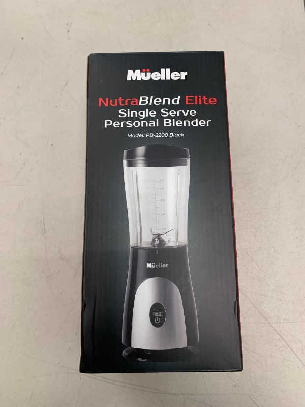 Photo 1 of Mueller NutraBlend Elite Single Serve Personal Blender & Food Processor