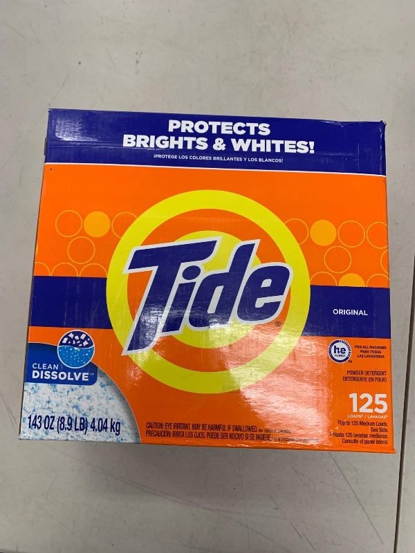 Photo 1 of Tide Powder Laundry Detergent Original 102 Loads, 143 Ounce