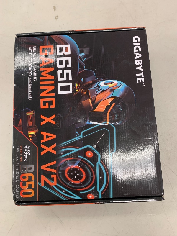 Photo 1 of Gigabyte B650 GAMING X AX V2 AMD AM5 Socket Motherboard, ATX, 4x DDR5 Slots, 3x M.2 Sockets, 2x USB-C Port, Fitted I/O Shield, 2.5GbE LAN, Wi-Fi 6E, 1x DisplayPort / 1x HDMI Port
