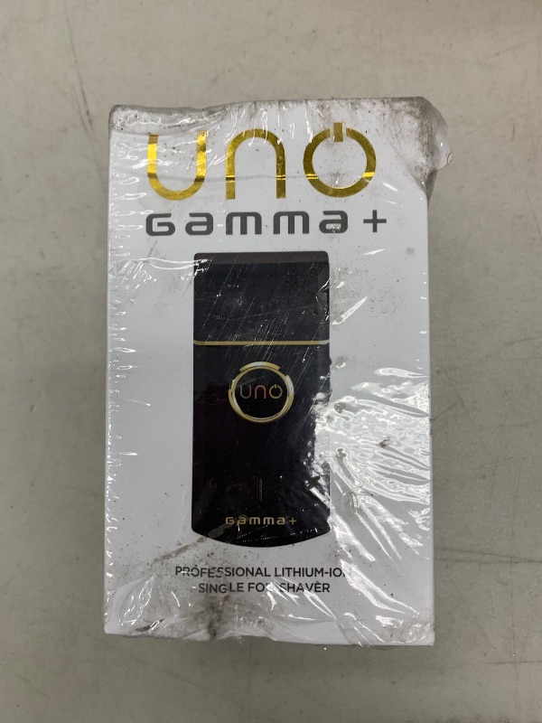 Photo 1 of GAMMA+ Uno Mini-Sized Travel Cordless Mens Single Foil Shaver, Micro-USB Rechargeable for Shorter Facial Stubble, Black