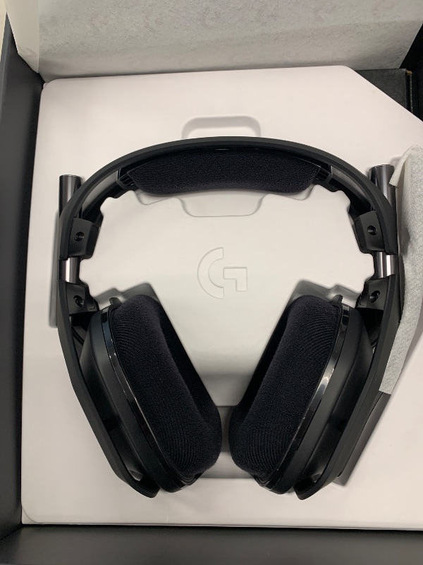 Photo 1 of Logitech G Astro A50 X Omni-Platform Wireless Gaming Headset + Base Station for PS5, Xbox, PC: PLAYSYNC Video & Audio Switcher, HDMI 2.1 4K 120Hz VRR, <24 bit/48 kHz, 24hr Battery, 2.4GHz & BT - Black