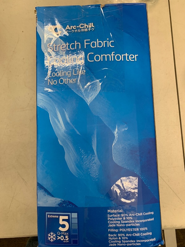 Photo 1 of Marchpower Cooling Comforter King Size for Hot Sleepers, Lightweight Silky Soft Summer Cooling Blanket, Gradient Quilt