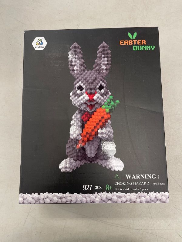 Photo 1 of KADELE Easter Bunny Building Animal Sets, Extremely Challenging STEM Building Blocks Decor for Adults Kids, Micro 3D Educational Toys for Boys Girls Ages 8 and Up (927 Pieces)