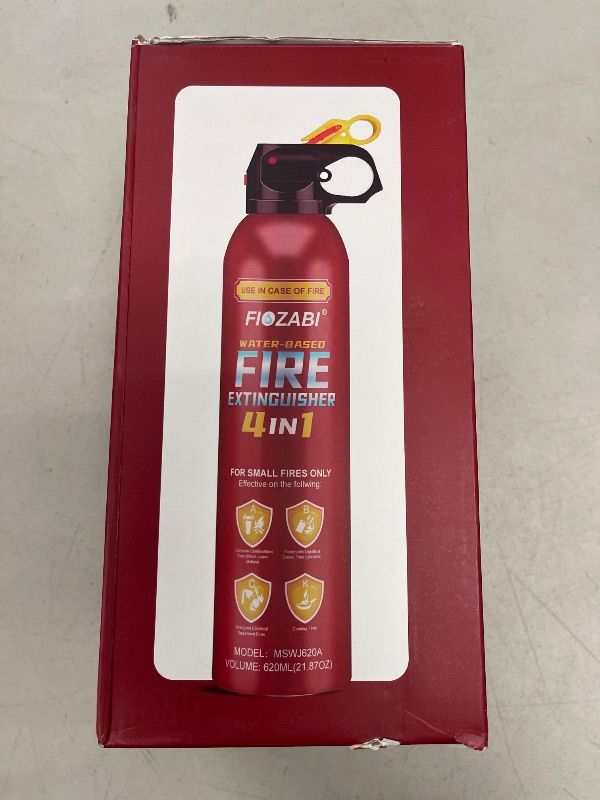 Photo 1 of FIOZABI Portable Fire Spray With Bracket Portable Aerosol Extinguisher for ALL FIRES inc. Li-ion Battery Fires-Emergency Equipment for Home, Kitchen, Fireplace, Grill, Car, Caravan 620ML(4 pack)