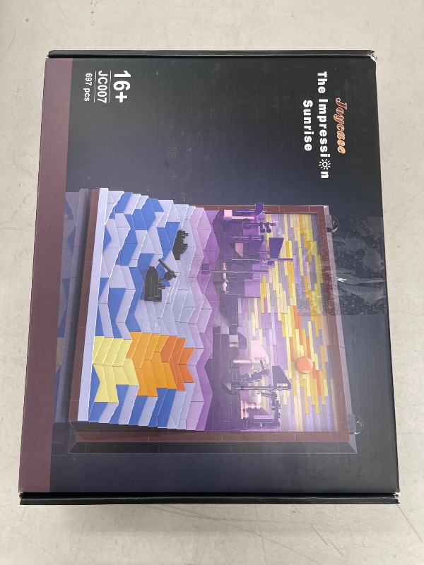 Photo 1 of Monet Art Building Sets for Adults, 3D Wall Art Craft Building Kit or Table Display, Ideas Creative Toy Building Crafts Set for Adults and Teens, Compatible with Lego Building Bricks