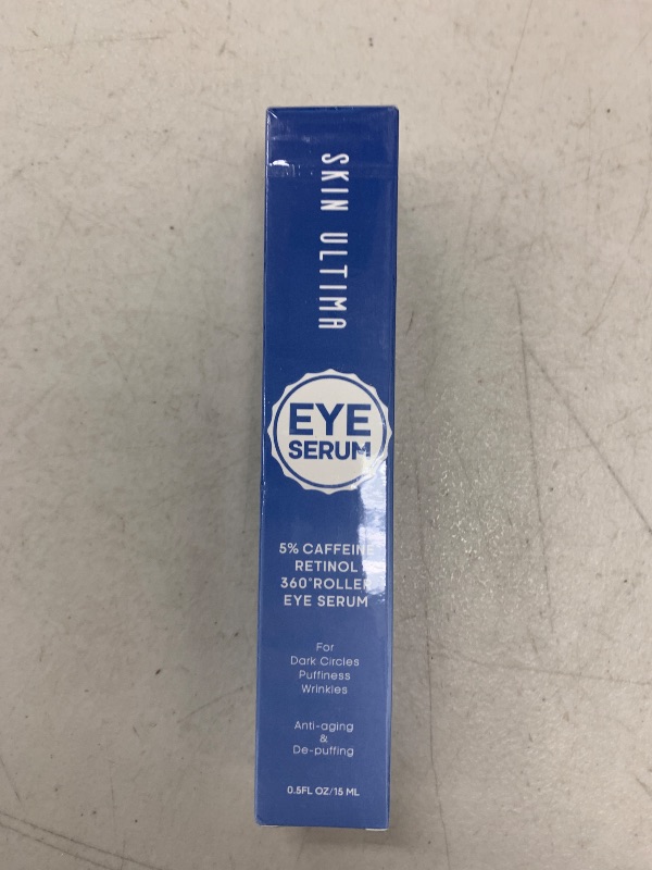 Photo 1 of 5% Caffeine 5% Retinol Eye Cream for Dark Circles, Puffiness and Bags, Hyaluronic Acid and Niacinamide Under Eye Cream Anti Aging, Eye Serum for Fine Lines, 360° Eye Massage Ball Roller