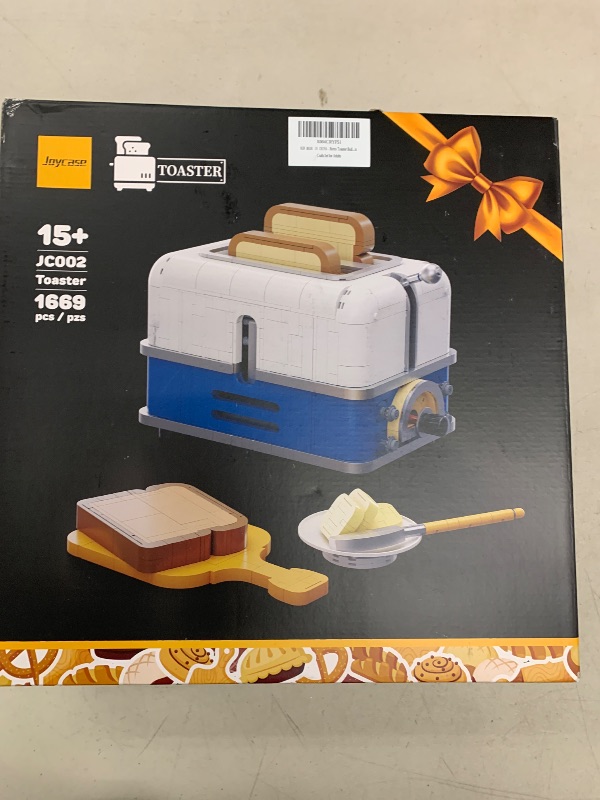 Photo 1 of Retro Toaster Building Set for Adult, Vintage Toaster Building Kit, Nostalgic Gift for Fans of Retro Toaster and Retro Décor, Toaster Building Bricks Model Compatible with Lego