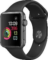 Photo 1 of FOR PARTS ONLY Apple Watch SERIES 2 [GPS + Cellular 49mm] Titanium Case with Midnight Ocean Band, One Size (Renewed Premium)