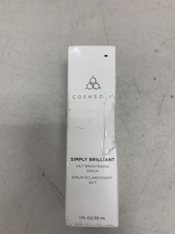 Photo 1 of COSMEDIX Simply Brilliant 24/7 Brightening Face Serum - Exfoliating Facial Serum for Fine Lines, Wrinkles & Uneven Skin Tone - Gentle Firming Skincare for Brighter-Looking Skin & Natural Glow