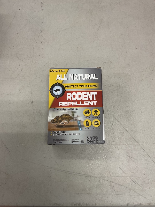 Photo 1 of Rodent Repellent, Peppermint Oil Rodent Repellent Spray for Indoor/Outdoor Use, Prevents Mouse/Rats from Nesting & Chewing on Wires, Mice Repellent Indoor-1P