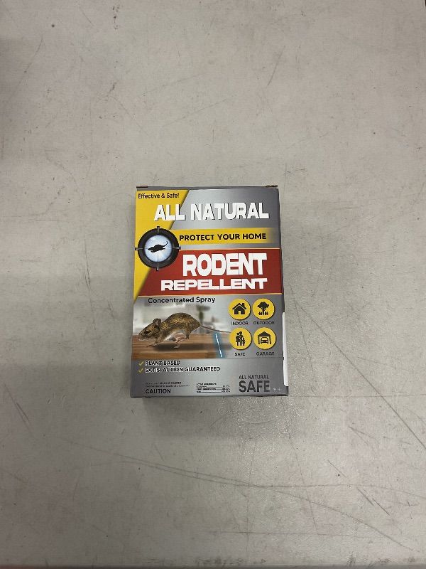 Photo 1 of Rodent Repellent, Peppermint Oil Rodent Repellent Spray for Indoor/Outdoor Use, Prevents Mouse/Rats from Nesting & Chewing on Wires, Mice Repellent Indoor-1P