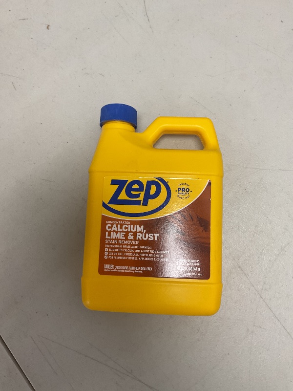 Photo 1 of Enforcer ZUCAL32 32-Ounce Zep Calcium Lime and Rust Remover