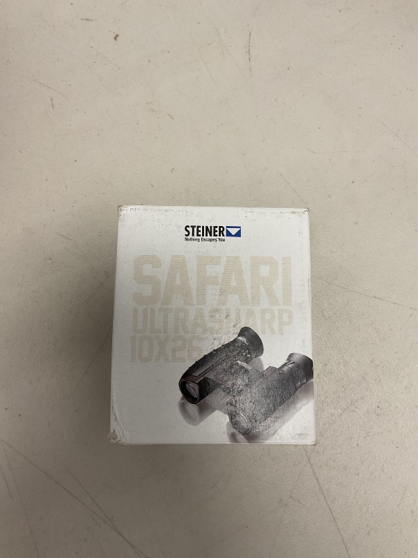 Photo 1 of Steiner Safari UltraSharp 10 x 26 Binoculars, Compact, Large Magnification, Robust, Waterproof, Ideal for Travel, Hiking, Concerts, Sports and Nature Observation
