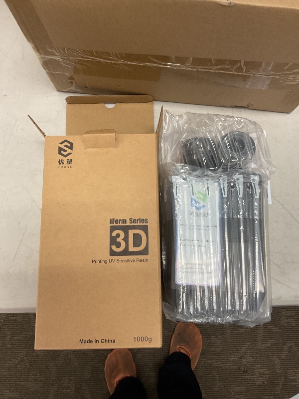 Photo 1 of Yousu 3D Printer Metallic Resin,1kg Fast Curing Resin, Magical Effect Photopolymer Resin for LCD DLP Printing (1000g,MetalCopper)