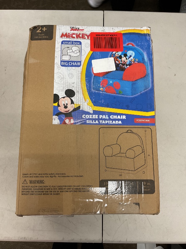 Photo 1 of Delta Children Cozee Buddy Chair, Mickey Mouse