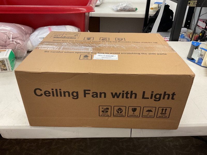 Photo 1 of Ceiling Fan with Light, with Remote, Reversible DC, Light