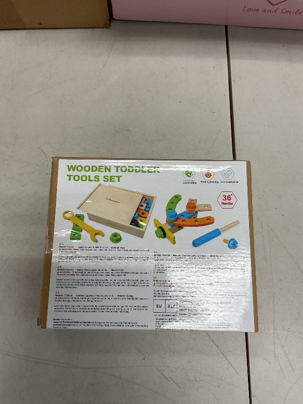 Photo 1 of Tool Kit for Kids OR 4 in 1 Wooden Xylophone Toys, Montessori Educational STEM Preschool Toys Gifts for 3 4 5 6 7 Year Old Toddler Kids (You Will Receive one of These Two Products in Between)