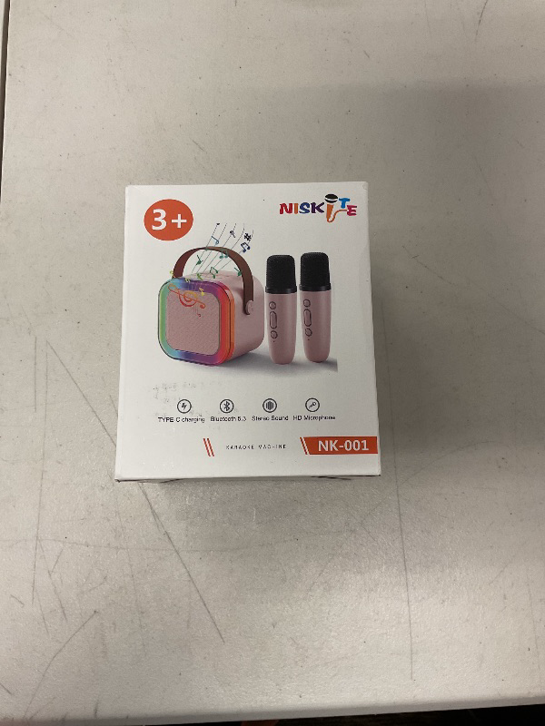 Photo 1 of Kids Karaoke Machine for Girls Gifts: Portable Bluetooth Microphone Speaker with 2 Wireless Microphones - 2025 Top Birthday Gifts for 3 4 5 6 7 8 9 10 Year Old Girls