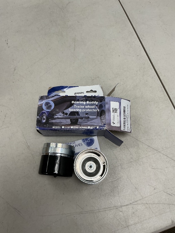 Photo 1 of Bearing Buddy (4) 2.441" Chrome for Boat Trailer with Protective Bra - Wheel Center Caps 2441 (2 Pairs)