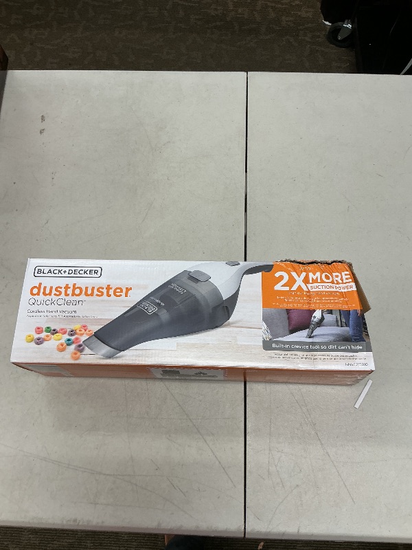 Photo 1 of BLACK+DECKER dustbuster QuickClean Cordless Handheld Vacuum, Car Vacuum Portable (HNVC215B10)