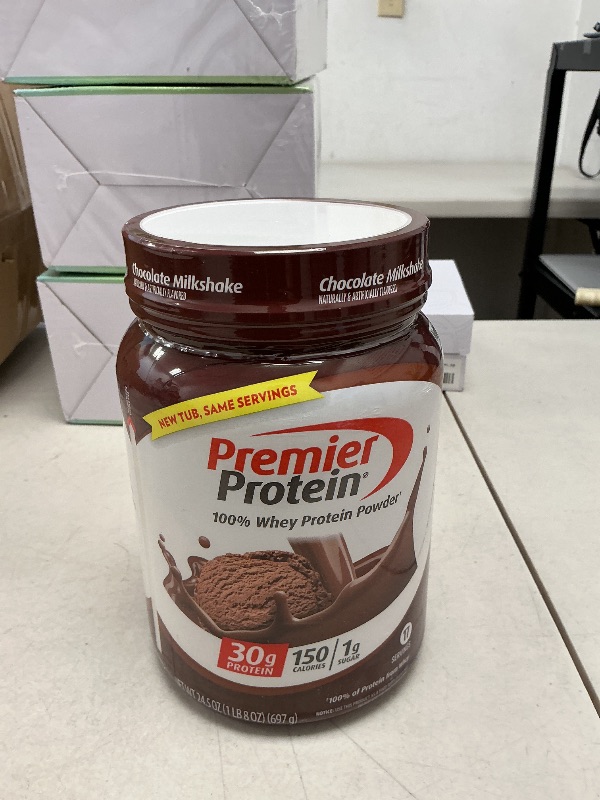 Photo 1 of Premier Protein Whey Powder - 24.5 ozBB 07.26.25