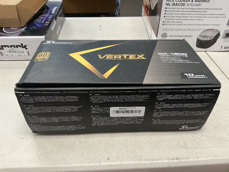 Photo 1 of Seasonic VERTEX GX-1200 - 1200W - 80+ Gold - ATX 3.0 & PCIe 5.0 Ready - Full-Modular - ATX Form Factor - Low Noise - 12 Year Warranty - Nvidia RTX 30/40 Super & AMD GPU Compatible