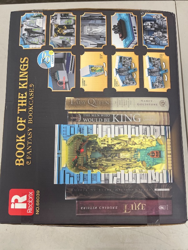 Photo 1 of Book of the Kings Fantasy Bookcase Terminal Blocks Kit 3307 Pieces 66039 New
