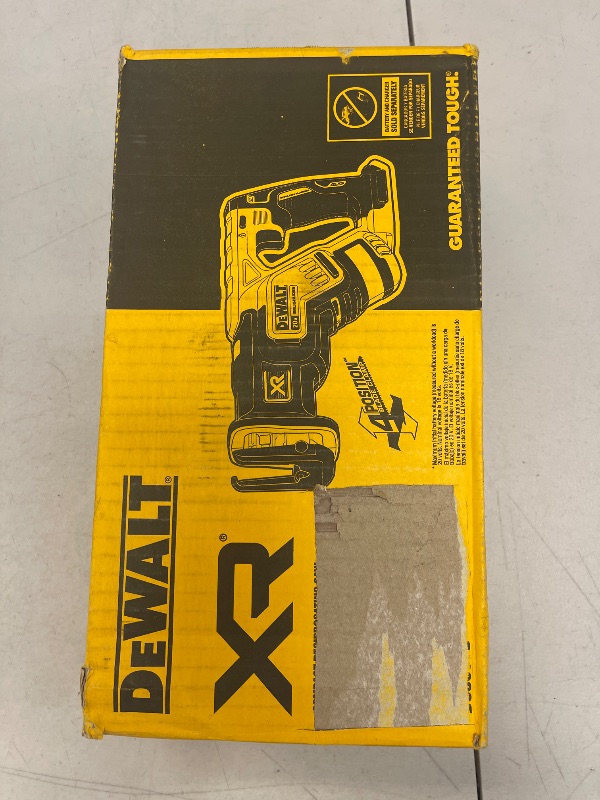 Photo 1 of DEWALT 20V MAX XR Reciprocating Saw, Compact, Bare Tool Only (DCS367B)