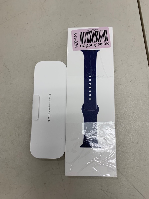 Photo 1 of BLUE APPLE WATCH BAND WITH CHARGER 