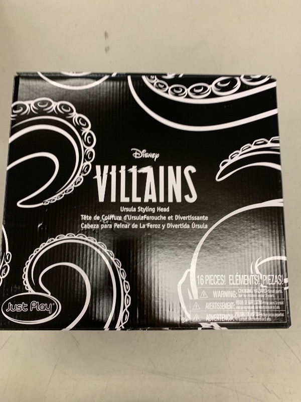 Photo 1 of Disney Villains Fierce 'N Fun Ursula 10-inch Styling Head, 16-Pieces, Pretend Play, Officially Licensed Kids Toys for Ages 3 Up, Amazon Exclusive