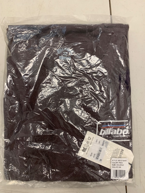 Photo 1 of Billabong Men's Walled Short Sleeve Tee, Plum SIZE XXL