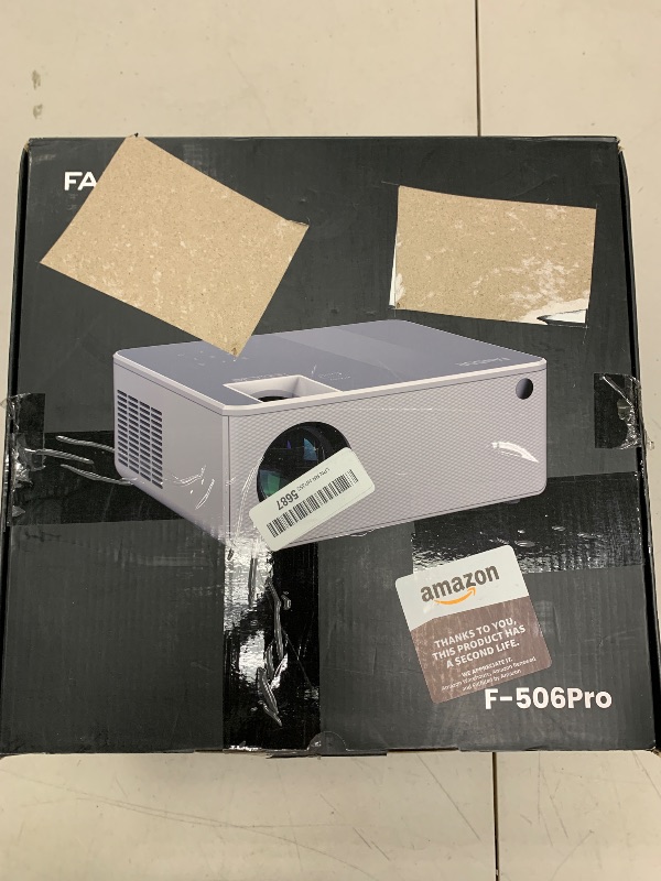 Photo 1 of FANGOR 1080P HD Projector, WiFi Bluetooth Projectors, Max 230” Projection Screen Portable Home Theater Video Movie Proyector With Tripod, Compatible with HDMI, USB, Laptop, iOS & Android Phone