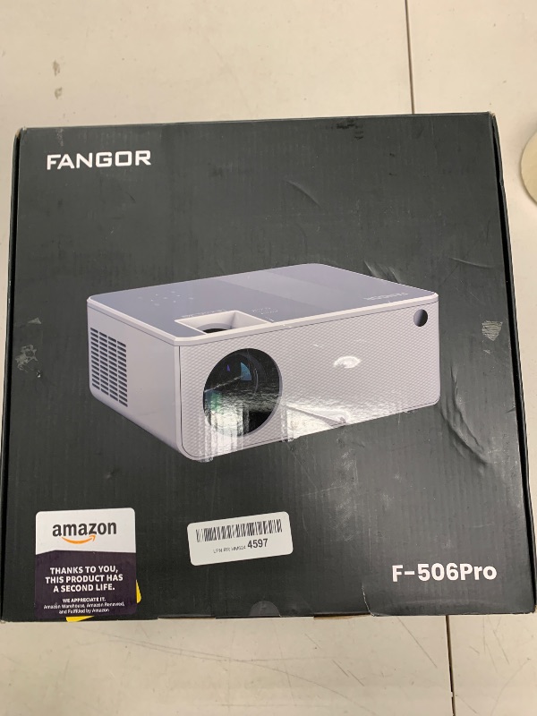 Photo 1 of FANGOR 1080P HD Projector, WiFi Bluetooth Projectors, Max 230” Projection Screen Portable Home Theater Video Movie Proyector With Tripod, Compatible with HDMI, USB, Laptop, iOS & Android Phone