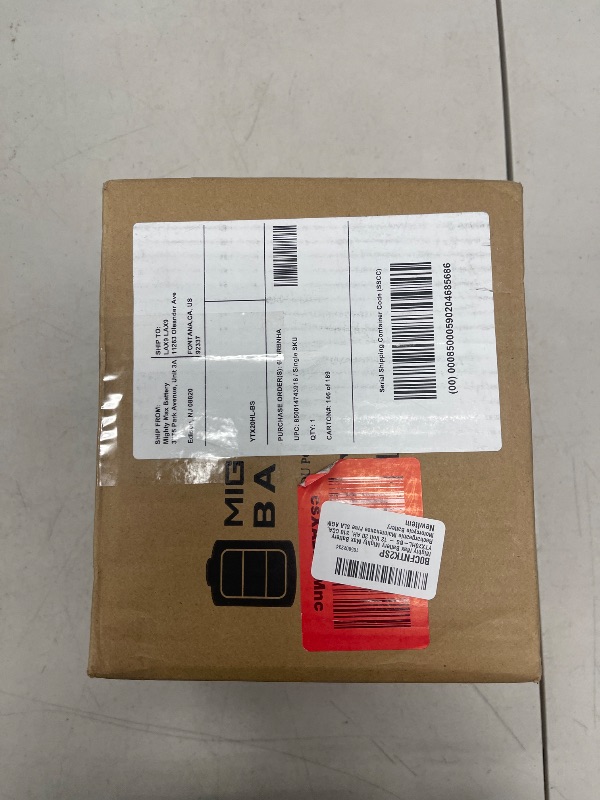 Photo 1 of Mighty Max Battery YTX20HL-BS - 12 Volt 20 AH, 310 CCA, Rechargeable Maintenance Free SLA AGM High Rate Series Motorcycle Battery