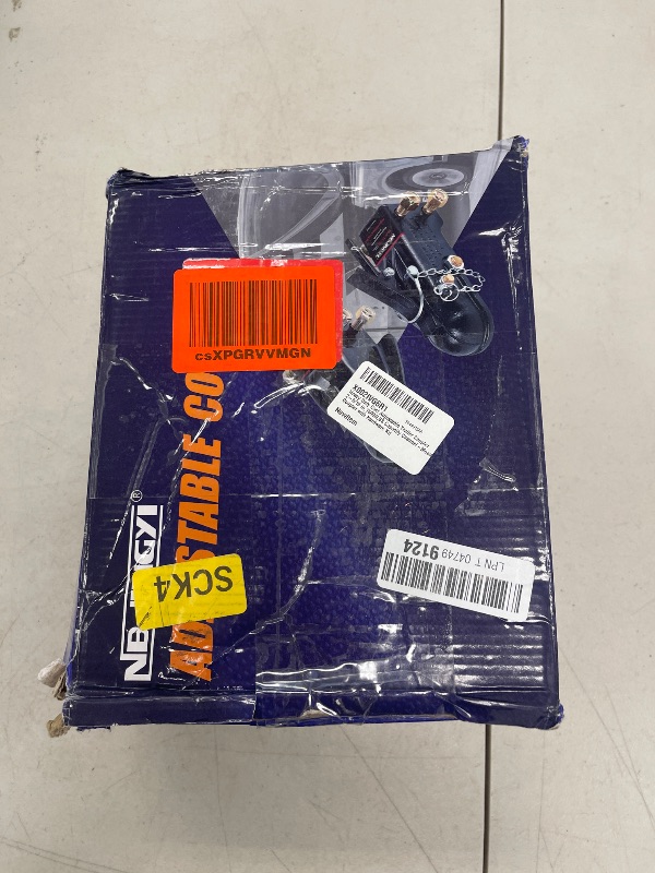 Photo 1 of Heavy Duty Cast Adjustable Trailer Coupler 2-5/16 in,15000LBS Capacity Channel-Mount Coupler with Hardware Kit