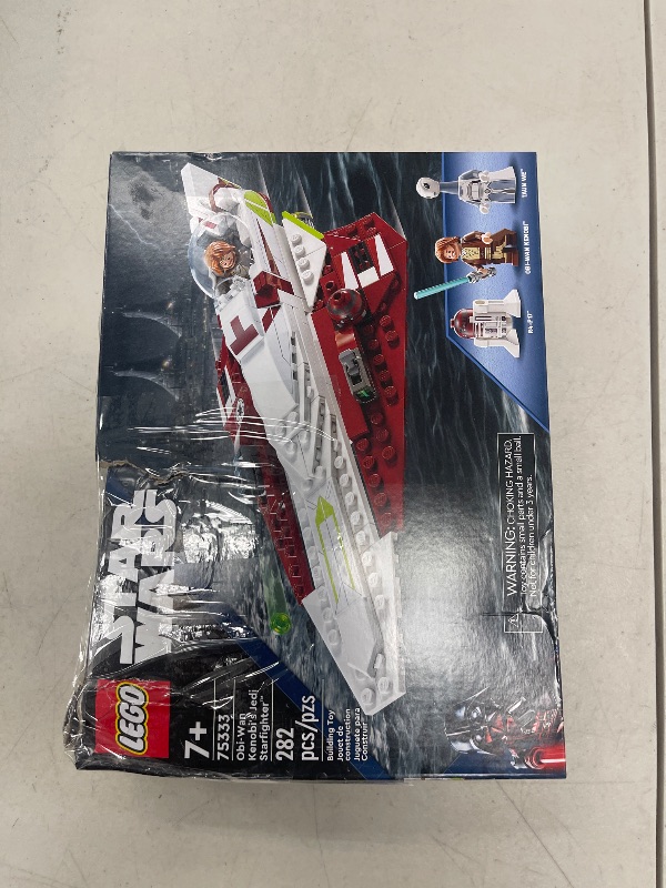 Photo 1 of LEGO Star Wars OBI-Wan Kenobi's Jedi Starfighter 75333 Building Toy Set - Features Minifigures, Lightsaber, Clone Starship from Attack of The Clones, Great Gift for Kids, Boys, and Girls Ages 7+