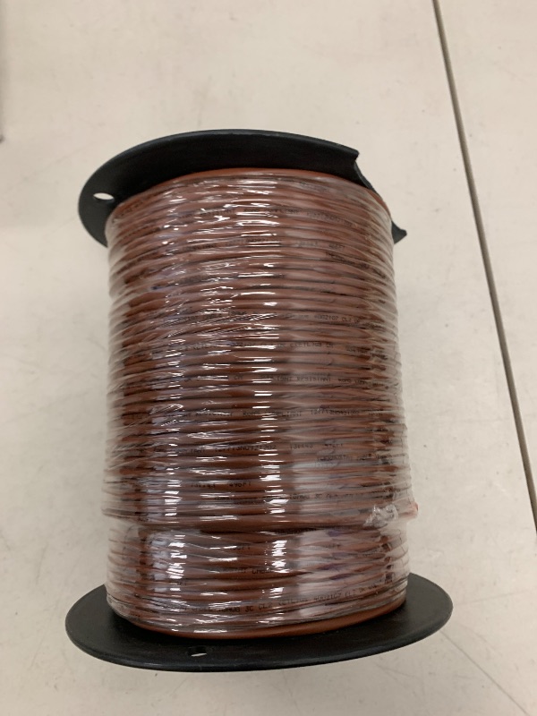 Photo 1 of EASTWIRE 18/3 500ft Thermostat Wire, Solid Copper Wire, 18 Gauge Conductor, ETL Listed CL2 Power Limited Circuit Cable for Indoor/Outdoor Low Voltage Applications Use,Brown (18/3, 500ft)