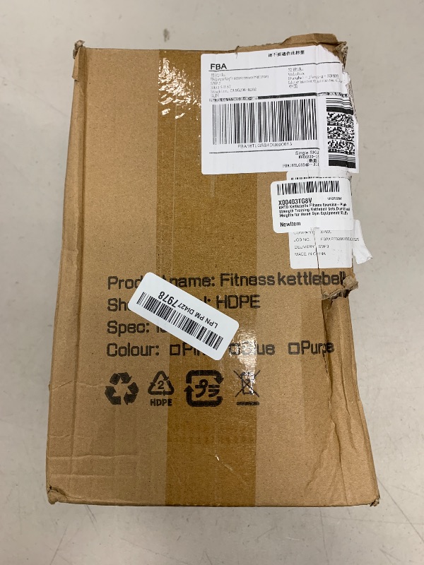 Photo 1 of KHTO Kettlebells Fitness Exercise-Pink Strength Training Kettlebell Sets,Dumbbell Weights for Home Gym Equipment(15LB)