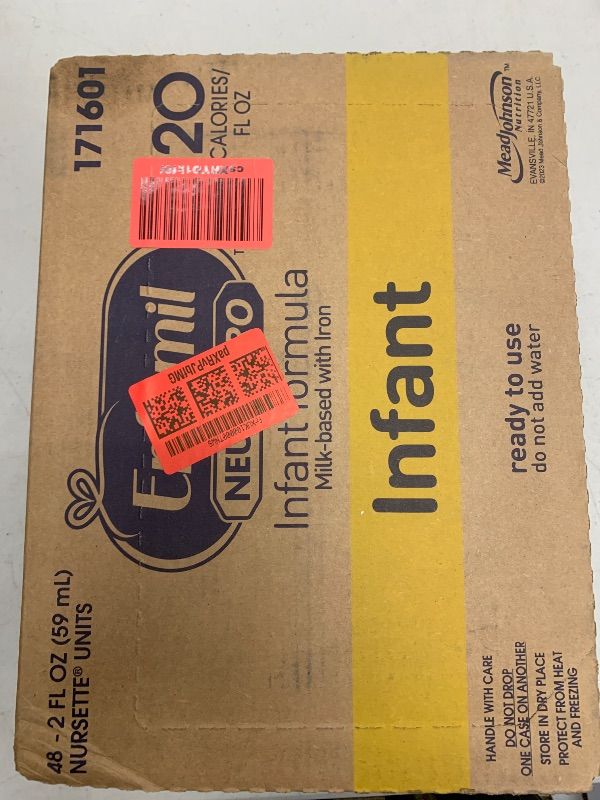 Photo 1 of Enfamil NeuroPro Baby Formula, Milk-Based Infant Nutrition, MFGM* 5-Year Benefit, Expert-Recommended Brain-Building Omega-3 DHA, Exclusive HuMO6 Immune Blend, Non-GMO, 2 ?Fl Oz, 48 Count