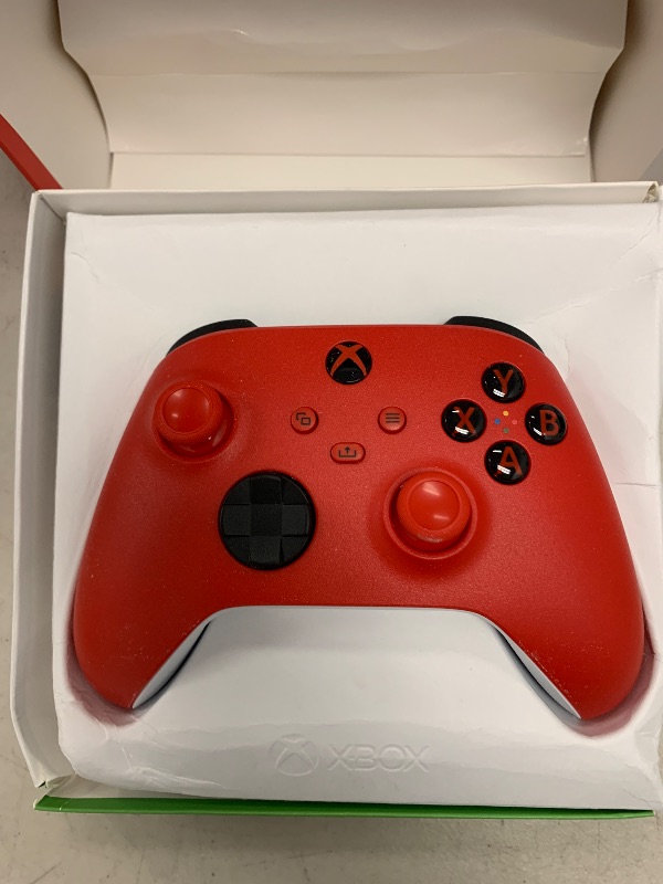 Photo 1 of Xbox Core Wireless Gaming Controller – Pulse Red Series X|S, One, Windows PC, Android, and iOS