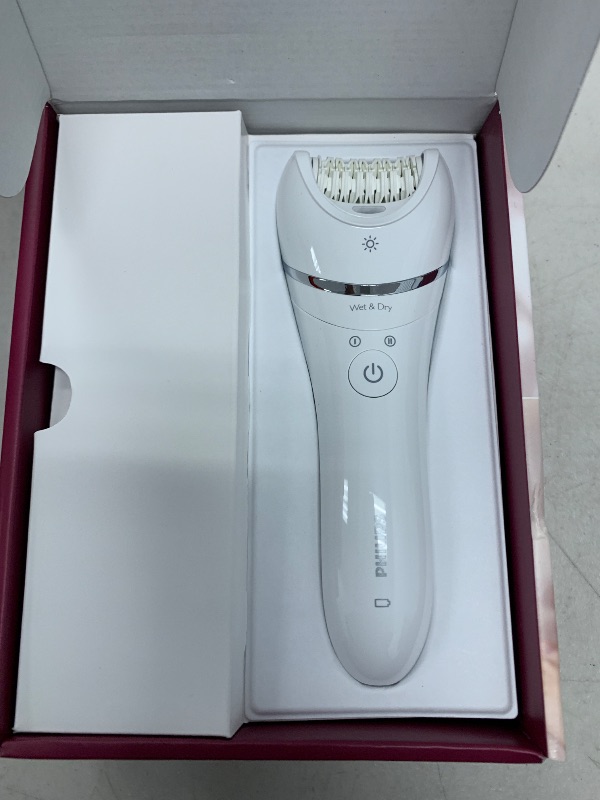 Photo 1 of Philips Beauty Epilator Series 8000 for Women, with 3 Accessories, BRE700/04