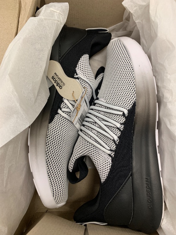 Photo 1 of adidas Men's Lite Racer Adapt 7.0 Sneaker, White/Black/White, 9 Wide
