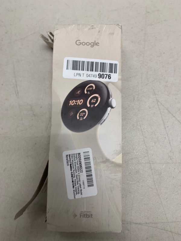 Photo 1 of Google Pixel Watch 3 (41mm) Latest Model - Android Smartwatch, Heart Rate Tracking, Fitbit Advanced Running, Fitness Insights, 24-Hour Battery - Polished Silver Aluminum Case - Porcelain Band - Wi-Fi