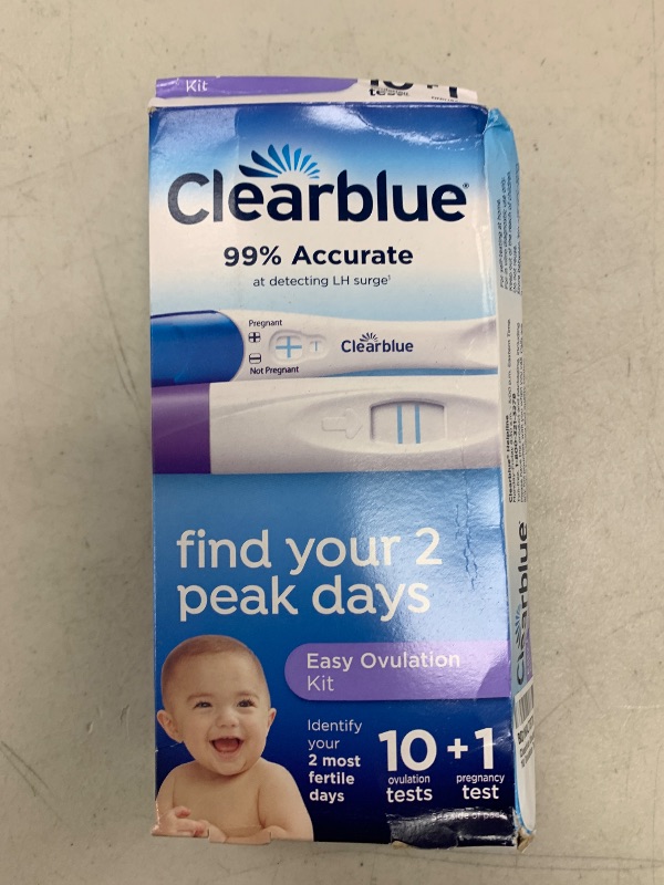 Photo 1 of Clearblue Ovulation Complete Starter Kit, 10 Ovulation Tests and 1 Pregnancy Test