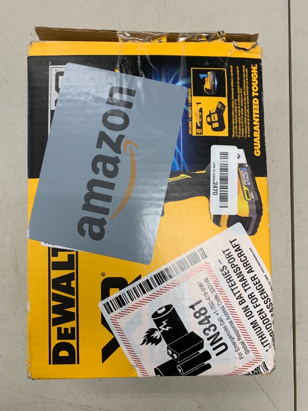 Photo 1 of DEWALT 20V MAX Impact Driver, Cordless, 3-Speed, Battery and Charger Included (DCF845D1E1)