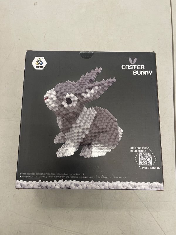Photo 1 of KADELE Easter Bunny Building Animal Sets, Extremely Challenging STEM Building Blocks Decor for Adults Kids, Micro 3D Educational Toys for Boys Girls Ages 8 and Up (660 Pieces)