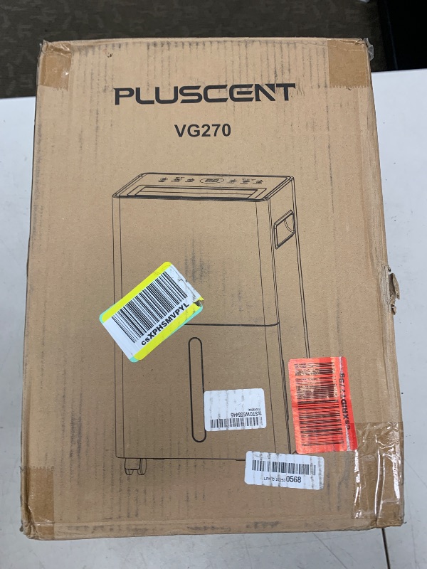 Photo 1 of 1500 Sq.ft Dehumidifier for Basement, PlUSCENT Max 21 Pint/Day Dehumidifiers for Home, Large Room, Bedroom with Drain Hose, Smart Humidity Control & Monitor, 3 Operation Modes, 24H Timer, Auto Defrost
