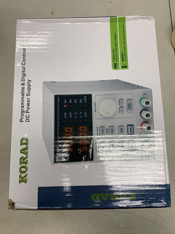 Photo 1 of KORAD KA6003P - Programmable Precision Variable Adjustable 60V 3A DC Linear Power Supply Digital Regulated Lab Grade
