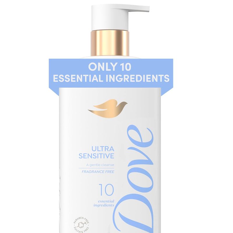 Photo 1 of 4 PACK Dove Serum Body Wash Ultra Gentle hydrating cleanse with only 10 essential ingredients 18.5 Fl Oz
