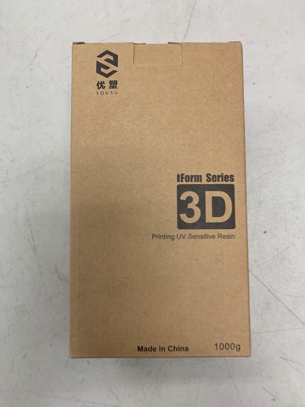 Photo 1 of YOUSU Water-Washable Low Odor LCD 3D Printer Resin UV-Curing 405nm 3D Resin Suitable for Mono Screen and RGB Screen High Resolution 3D Printing Liquid Snow White Color 1000g